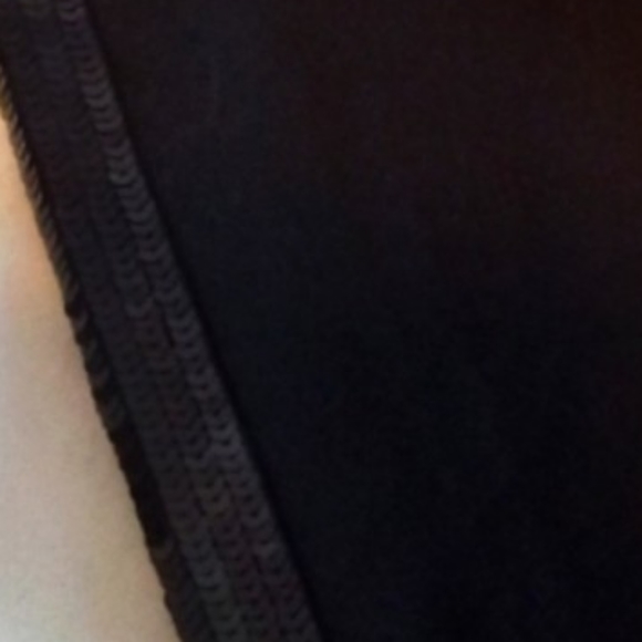 $120 Retail MK Michael Kors Black mini skirt with sequin sides - Picture 10 of 10